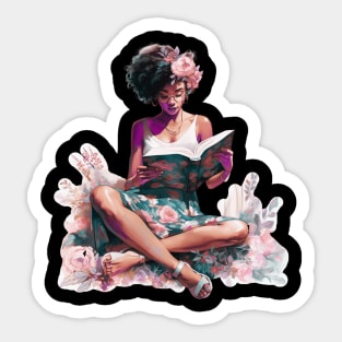 I Look Better Bent Over a Book | Bookworm | Hot Girls Read Books Sticker